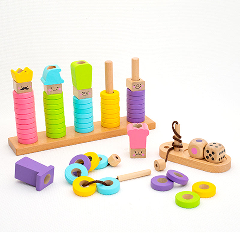 【eギフト対応】はじめてのつみき RING 10 つみきの王国 G03-1177 ウッディプッディ 木のおもちゃ 知育玩具