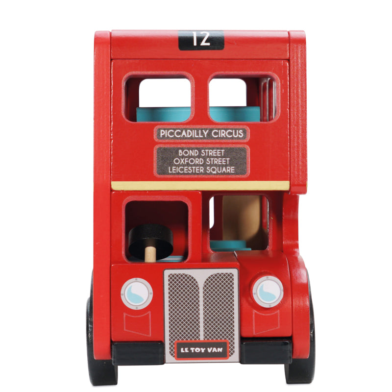【eギフト対応】ロンドンバス TV0270 ルトイヴァン イギリスのかわいい 木のおもちゃ