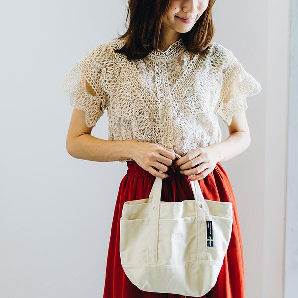 SCANDINAVIAN FOREST 帆布トート M ブルー EF-SB02MBL アンファンス 北欧 ハリネズミ スカンジナビアフォレスト レディース バッグ かわいい おしゃれ プレゼント ギフト