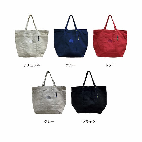 SCANDINAVIAN FOREST 帆布トート LL レッド EF-SB02LLRD アンファンス 北欧 ハリネズミ スカンジナビアフォレスト レディース バッグ かわいい おしゃれ プレゼント ギフト