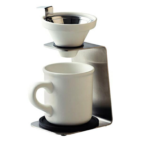 【eギフト対応】ブリューコーヒー 一人用ドリッパーセット ホワイト 51641 maebata