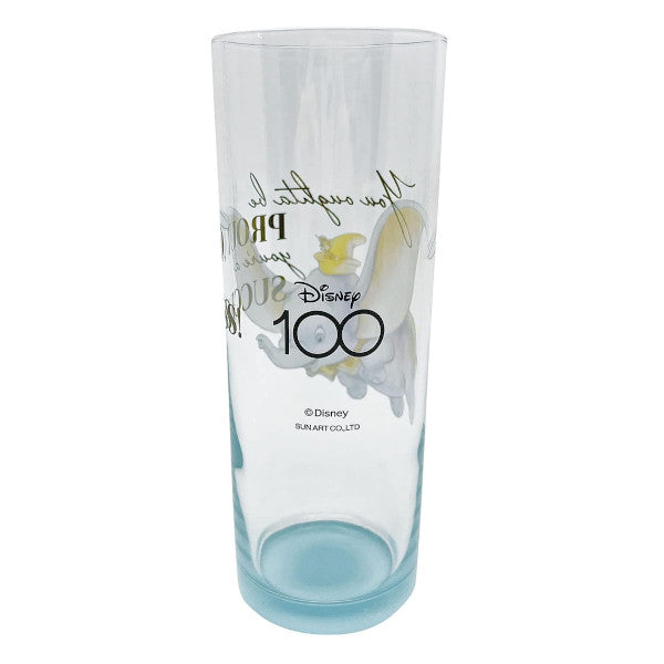 ディズニー 100周年 メッセージグラス ダンボ SAN4188-6 サンアート コップ カップ かわいい 大人可愛い Disney 100 sunart プレゼント ギフト