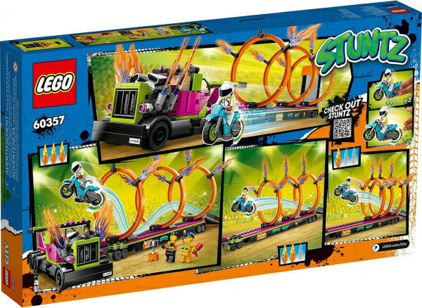レゴ シティ トレーラートラックと火の輪くぐりチャレンジ 60357 LEGO おもちゃ プレゼント ギフト
