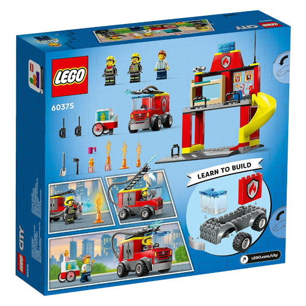 レゴ シティ 消防署と消防車 60375 LEGO プレゼント ギフト おもちゃ ブロック