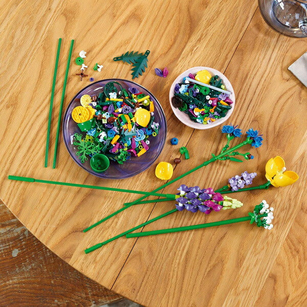 レゴ アイコン ワイルドフラワーブーケ 10313 LEGO プレゼント ギフト おもちゃ ブロック 花 フラワー インテリア