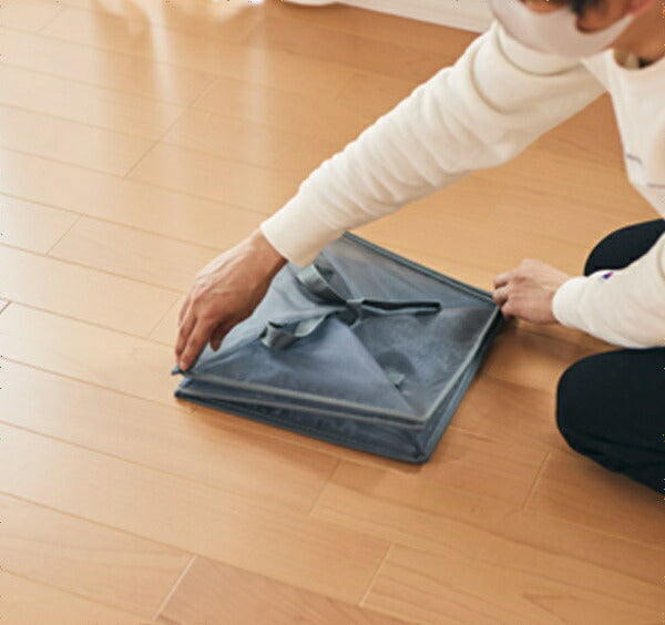 ランドリーバスケット Mサイズ KURUTON クルトン ブラック EF-SR40 BK アンファンス 折りたたみ スリム 洗濯カゴ 洗濯物 かご プレゼント ギフト