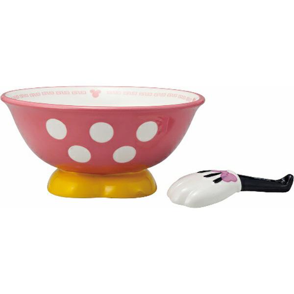 ミニーマウス ラーメンセット ラーメン鉢&レンゲ SAN2226 サンアート