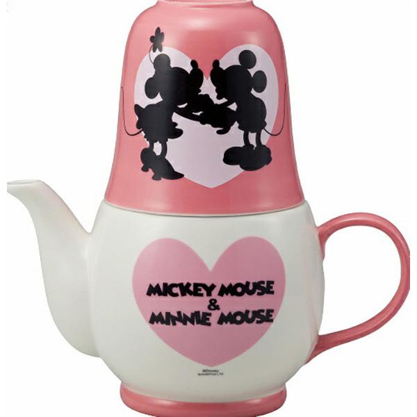ミッキー&ミニー ティーフォーツー ポット&カップ×2個 SAN2228 サンアート