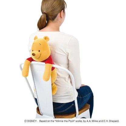 リラワーク 背中ツボ押しクッション  抱き枕 ディズニー クッション ぬいぐるみ 姿勢 リラックス オフィス パソコン りぶはあと プレゼント ギフト プーさん 80112-42