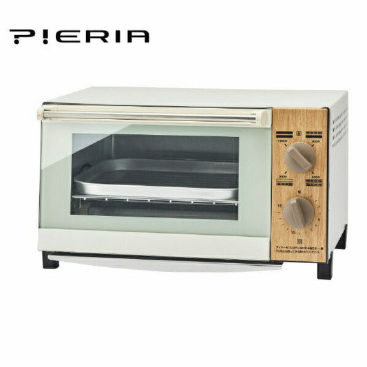 ビッグ オーブントースター OTX-121 NWD  IV ドウシシャ PIERIA 食パン 4枚焼き ピザ おしゃれ プレゼント ギフト