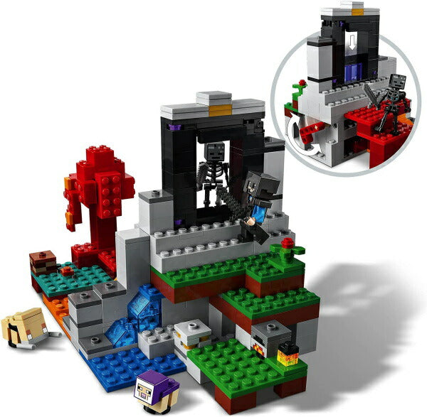 レゴ マインクラフト 荒廃したポータル 21172 LEGO ブロック おもちゃ