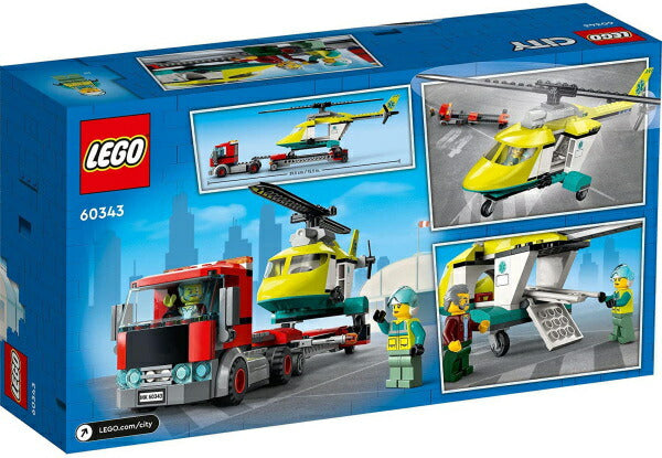 レゴ シティ レスキューヘリコプター輸送トラック 60343 LEGO プレゼント ギフト おもちゃ ブロック