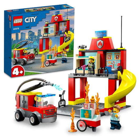 レゴ シティ 消防署と消防車 60375 LEGO プレゼント ギフト おもちゃ ブロック