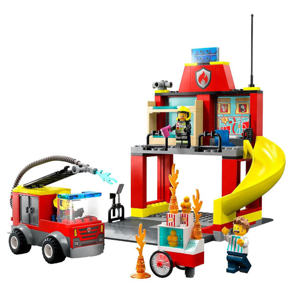 レゴ シティ 消防署と消防車 60375 LEGO プレゼント ギフト おもちゃ
